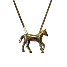 Sam Ferraro Horse Gold Pendant Horse Pendant, Horses Pendant, Simple Outfit, Gold Piece, Lovely Necklace, The Horse, Something Beautiful, Simple Outfits, A A