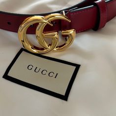 This Is A Brand New Gucci Belt Never Got To Wear It Because I Ordered It Too Small No Flaws Whatsoever. Includes Dust Bag & Care Instructions Measurements: Width 1” Length 33” End To End ***Not Accepting Offers At This Time*** ***Price Is Firm*** Luxury Gucci Belts, Gucci Belt For Sale, Gucci Womens Belt, Gucci Bee Belt, Belt Gucci Women, Plus Size Gucci Belt, Gucci Belt Fake, Real And Fake Gucci Belt, Gucci Belt Size Comparison