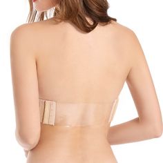 Strapless Bras For Backless Dresses, Elegant Bra With Transparent Straps, Elegant Stretch Bandeau Bra, Elegant Stretch Backless Tube Top, Strapless Seamless Bra For Party, Wedding Bra With Sweetheart Neckline And Built-in Bra, Wedding Bra With Sweetheart Neckline And Built-in Support, Elegant Seamless Backless Bra, Elegant Backless Fitted Bra