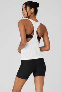 Comfort all day, every day. The All Day Tank delivers on that promise! It’s made from super-soft and lightweight modal jersey fabric — versatile for light layering over studio sets on practice days and pairing with go-to shorts for easy lounging on rest day. Super-soft & lightweight modal jersey Flowy & full-length fit Designed & uniquely fit to flatter every size Wear-tested by our in-house team for the perfect fit White Activewear With Built-in Bra For Everyday, Alo Yoga Light Support Activewear For Gym, Alo Yoga Activewear For Gym With Go-dry Technology, Versatile Compressive Activewear For Everyday, Versatile Compressive Activewear, Seamless Athleisure Activewear By Alo Yoga, Alo Yoga Activewear With Go-dry And 4-way Stretch, Alo Yoga Sporty Activewear With Light Support, Alo Yoga Moisture-wicking 4-way Stretch Activewear