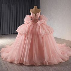 Pink Quinceañera Dress Beaded Crystals Detachable Sleeves Ball Gown Organza Ball Gown With Fitted Bodice For Quinceanera, Organza Ball Gown With Sweetheart Neckline For Debutante Ball, Princess Style Glitter Tulle Ball Gown For Wedding, Organza Ball Gown Quinceanera Dress For Sweet 16, Organza Quinceanera Ball Gown For Sweet 16, Glamorous Ball Gown With Boned Bodice For Debutante Ball, Organza Ball Gown For Sweet 16, Organza Quinceanera Dress With Sweetheart Neckline For Debutante Ball, Organza Quinceanera Dress With Sweetheart Neckline