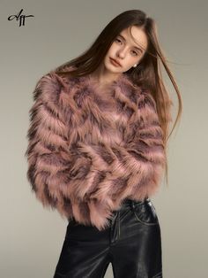 Golden Girl Gradient Eco-Friendly Fur Jacket Golden Girl, Guilt Free, Fur Jacket, Winter Wardrobe, Winter Women, Stay Warm, Eco Friendly, Jackets For Women, Street Style