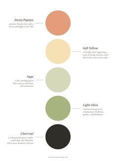 the different colors of paint are shown in this graphic diagram, which shows how to use them