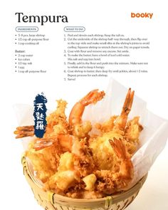 Food Infographic, Sweet Snacks Recipes, Delicious Snacks Recipes, Food Recepie, Fun Baking Recipes, Food Videos Cooking, Tempura