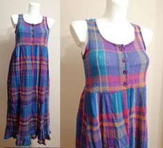 Cute dress from 1999s in country, hippie style. For shorter person medium length, for taller - length to the knee. Condition is good - as on the picture. Lovely size S or XS on top but in waist and hips free. Garment measurements, flat, doubled: bust: 82 cm / 32,28 inch Waist: 80 cm / 31,50 inch hips : free Length: 112 cm / 44,09inch Country Dress, Short Person, Robes Vintage, Country Dresses, Cute Dress, Hippie Style, Dress Pink, Dress Clothes For Women, Blue Orange