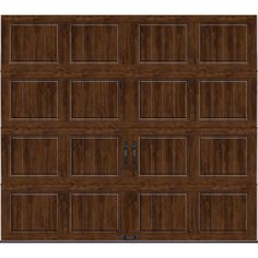 an image of a wooden garage door