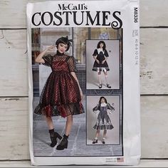 a magazine with an image of a woman in costume