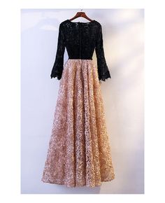 Shop special black with champagne lace party dress with long sleeves online. All instock with free shipping. Pro since 2009. Lace Long Sleeve Evening Dress For Gala, Long Sleeve Lace Dress For Gala, Long Sleeve Lace Patchwork Evening Dress, Long Sleeve Evening Dress With Lace Patchwork, Gold Lace Evening Dress For Party, Black Long Sleeve Evening Dress For Holidays, Black Long Sleeve Evening Dress With Sequins, Lace Evening Dress With Long Sleeves For Night Out, Long Sleeve Lace Evening Dress For Night Out