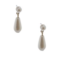 measures(inch) : length 0.75 White Pierced Chandelier Earrings For Formal Occasions, Pearl White Dangle Jewelry For Formal Occasions, Formal Pearl White Dangle Jewelry, Formal White Pierced Chandelier Earrings, Elegant Metal Bridal Earrings With Pearl Drop, Elegant Metal Pearl Drop Bridal Earrings, Elegant Metal Teardrop Earrings With Pearl Drop, Classic Metal Clip-on Earrings For Wedding, Pearl White Long Drop Jewelry For Formal Occasions