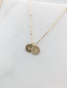 Personalized initial necklace gift initial necklace Gold | Etsy 2 Initial Necklace, Dainty Initial Necklace Gold, Minimalist 14k Gold Filled Necklace For Personalized Gift, Minimalist Jewelry With Delicate Chain And Initial Pendant, Minimalist Rose Gold Jewelry With Initials, Personalized 14k Gold-filled Initial Pendant Necklace, Personalized 14k Gold Filled Necklaces As Gifts, Personalized Minimalist 14k Gold Filled Necklace, Minimalist Personalized 14k Gold Filled Necklace