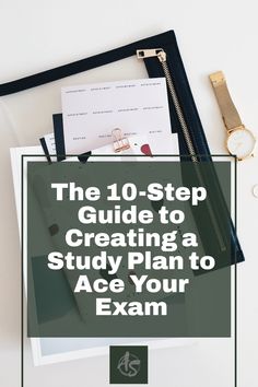 The 10-Step Guide to Creating a Study Plan to Ace Your Exam Planning Techniques, Study Life, Study Schedule, Studying Life, Study Plan, Feeling Confident, Stay On Track, Step Guide, Milestones