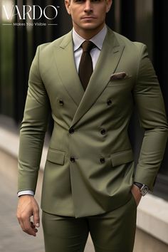 >>ORIGINAL ARTWORK AND CONTENT, PLEASE DO NOT COPY<< Men Suits, Suits For Man, Dapper Elegance Khaki Green Double Breasted Suit - Wedding, Formal, Business, Vintage , Formal Attire for Men, Formal piece Wedding Suit, Double Breasted, Formal Fashion Slim Fit Suit. Description: Elevate your style with our timeless Khaki Green Double Breasted Suit for men. Crafted with meticulous attention to detail, this suit is the epitome of dapper elegance. Whether you're attending a wedding, a formal event, or conquering the boardroom, this suit will make you stand out in the crowd. 👔 Key Features: .Color: Khaki Green .Style: Double Breasted .Occasions: Wedding, Formal, Business, Vintage .Fit: Tailored for a sharp, modern look .Premium Fabric: Breathable and comfortable for all-day wear This suit is mor Bespoke Double Breasted Suit For Wedding, Bespoke Double Breasted Notch Lapel Wedding Suit, Bespoke Double Breasted Suit With Notch Lapel For Wedding, Bespoke Double Breasted Wedding Suit With Notch Lapel, Bespoke Tailored Double Breasted Wedding Suit, Green Three-piece Suit For Wedding, Green Long Sleeve Tuxedo For Wedding, Green Three-piece Wedding Suit, Green Long Sleeve Three-piece Suit For Wedding