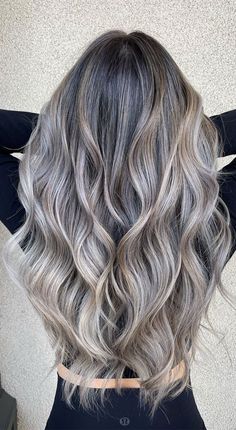 Ash Grey Babylights, Greyish Blonde Hair, Ash Blonde Hair With Highlights, Ashy Brown Hair, Dark Ash Blonde Hair, Ash Blonde Hair Color, Ash Blonde Hair Balayage, Ashy Blonde Hair, Ash Grey Hair