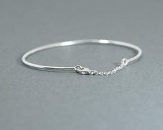 Silver cuff bracelet, dainty bracelet, minimalist bracelet, simple bracelet, geometric silver bangle 925 Sterling Silver Bracelet, Unique Silver Bracelet Designs, Silver Women Bracelet, Silver Kada Designs For Women, Bracelets Silver Simple For Women, Womens Bracelets Silver, Simple Cuff Bracelet, Silver Bracelet Designs, Silver Bracelet For Women