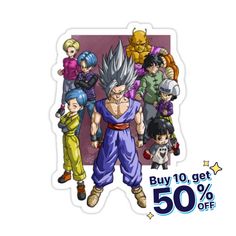 the dragon ball sticker is on sale for $ 50