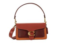 Coach Top Handle Shoulder Bag For On-the-go, Coach Tote Bag With Adjustable Strap, Elegant Coach Rectangular Shoulder Bag, Elegant Rectangular Coach Shoulder Bag, Coach Crossbody Bag With Detachable Handle, Coach Bag With Detachable Strap And Double Handle, Coach Rectangular Flap Bag With Gold-tone Hardware, Chic Coach Rectangular Flap Bag, Coach Shoulder Tote Bag With Detachable Handle