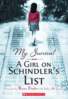 the cover of my survival a girl on schndler's list