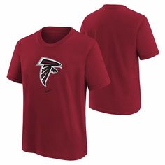 Atlanta Falcons Nike Logo Cotton Short Sleeve Tee - Youth Atlanta Falcons, Nike Logo, Free Shopping, Favorite Team, Cotton Shorts, Short Sleeve Tee, Must Haves, Atlanta, Branding