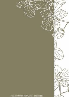 an image of flowers on a brown and white background with place for text or photo