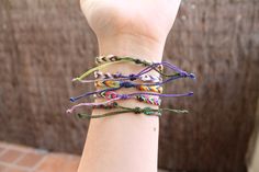 "Join my mailing list for discounts, sales and announcements! Go to: http://eepurl.com/gWZfVH and get an instant 15% discount coupon code. Braided bracelet made of brazilian waxed thread using macrame technique. Wax thread makes this summer bracelet very durable. You can even shower or swim with it on and colors barely wash out. Since it is adjustable with a sliding knot, it is easily taken on and off. Available in four sizes (adjustable through a slipknot): - S - 13 cm (5.1''). The bracelet ope Trendy Braided Bracelets With Waxed Cord, Summer Festival Waxed Cord Friendship Bracelets, Summer Festival Friendship Bracelet With Waxed Cord, Trendy Braided Bracelets With Sliding Knot For Festivals, Trendy Braided Bracelet With Sliding Knot For Festivals, Trendy Waxed Cord Friendship Bracelets For Beach, Trendy Adjustable Cord Friendship Bracelets For Festivals, Trendy Beach Friendship Bracelets With Waxed Cord, Summer Friendship Bracelets From Waxed Cord