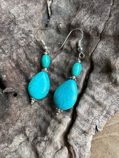 Ethnic earrings - turquoise, blue, Nepal Tibet, Kochi, Afghan Boho Chic Jewelry, Earrings Turquoise, Ethnic Earrings, Chic Jewelry, Kochi, Tibet, Boho Earrings, Designer Earrings, Earrings Jewelry