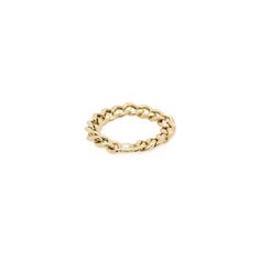 14k gold medium hollow curb chain ring with single floating white diamond SPECIFICS• chain is approx. 4.5mm wide• white diamond .10 ctw• available in yellow gold only ***Due to the nature of this design sizing may vary slightly. We recommend ordering your usual size. ***Please note: Rings in quarter sizes and outside of sizes 5-8 on this style are considered custom and are not returnable. We recommend you visit your local jeweler to get a professional measurement or order our complimentary ring Yellow Gold Oval Link Rings Tarnish Resistant, Classic Tarnish Resistant Round Chain Ring, Modern Cuban Link Gold Chain Jewelry, Classic Tarnish-resistant Chain Ring, Modern Jewelry With Curb Chain Oval Link, Modern Jewelry With Oval Link Curb Chain, Fine Jewelry White Gold Curb Chain, Modern 14k Gold Cuban Link Jewelry, 14k White Gold Chain Link Jewelry