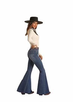 Low Rise Bell Bottom Jeans, Bell Bottom Jeans Outfit, Most Comfortable Jeans, Cold Front, Bottom Jeans, Medium Wash Jeans, Rock Roll, Bell Bottom, Washed Jeans