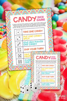 printable candy game for kids to play with