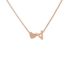 Follow your heart and stay true to yourself! This beautiful and dainty necklace is the perfect accessory to drape around your neck and layer with others. With a sturdy golden chain, you'll be able to keep your heart close. Customize the letter to represent your initial, a loved one's initials, or your own secret code! DETAILS & SIZE Composition: 14k gold, rose gold, or silver plated over stainless steel Measurements: Letter: 10mm; Chain: 14" + 3" extension Lobster claw clasp Read about how to ca Rose Gold Initial Necklace, Heart Initial Necklace, Stay True To Yourself, Initial A, True To Yourself, Golden Chain, Secret Code, Initial Necklace Gold, Waterproof Jewelry