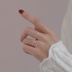 Material: Silver Plating Color: Ring Ring Size: Adjustable Opening Fashion Element: Round Style: Simple Silver Plain Ring, Simple Ring Designs Silver, Dragon Goddess, Simple Ring Design, Minimal Rings, Rings With Stones, Plain Ring, Female Design, Plain Rings