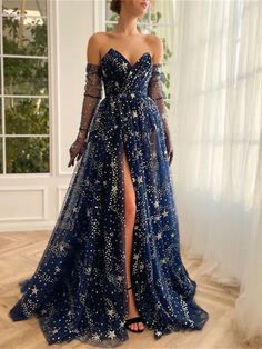 A-Line Prom Dresses Sparkle & Shine Dress Wedding Guest Sweep / Brush Train Long Sleeve Strapless Tulle with Sequin Slit 2023 2023 - US $155.99 Teuta Matoshi, Strapless Prom Dresses, Evening Party Gowns, Shein Outfits, Maxi Dress Prom, A Line Prom Dresses, Tulle Prom Dress, Party Gowns, Formal Evening Dresses