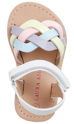 Playful Spring Sandals, Trendy Open Heel Adjustable Sandals, Playful Beach Sandals For Spring, Multicolor Closed Toe Sandals With Buckle Closure, Playful Sandals For Spring Vacation, Playful Spring Vacation Sandals, Cute Adjustable Spring Sandals, Cute Adjustable Sandals For Spring, Playful Synthetic Sandals For Summer