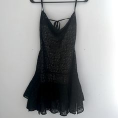 Reposhing This Item I Purchased From @Steyelish. Loved It, But Ready To Rotate For Something New. Questions? Leave A Comment Below! Black Flirty Slip Dress With Spaghetti Straps, Black Lace Trim Backless Slip Dress, Black Party Dress With Delicate Straps, Black Camisole Mini Dress For Beach, Black Camisole Mini Dress For The Beach, Sheer Spaghetti Strap Mini Dress For Date Night, Sheer Mini Dress With Spaghetti Straps For Date Night, Black Lace Slip Dress With Spaghetti Straps, Flirty Lace Trim Slip Dress For Date Night