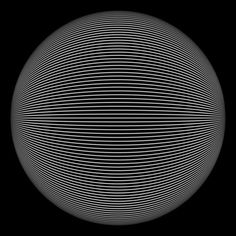 an abstract black and white background with lines in the shape of a ball or sphere