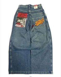 Shipping: WorldwideExpressShipping AvailableDelivery time: 7-15Days Fast ShippingReturns: Fast refund, 100% Money Back Guarantee. High Waisted Baggy Jeans, Mode Hippie, Hip Hop Jeans, Jnco Jeans, Denim Pants Mens, Denim Decor, Jean Vintage, Style Hip Hop, Wide Trousers