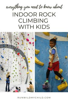 Everything you need to know about indoor rock climbing with kids - where to go, what to bring, what you'll learn, benefits of rock climbing for kids, what gear you need, and so much more! #rockclimbing #rockclimbingforkids #indoorrockclimbing #climbinggyms #kidsclimbing #climbingwithkids Kids Rock Climbing, Indoor Climbing Gym, Rock Climbing Outfit, Rock Climbing Gym, Indoor Climbing Wall, Bouldering Wall, Indoor Rock Climbing, Kids Climbing, Indoor Climbing