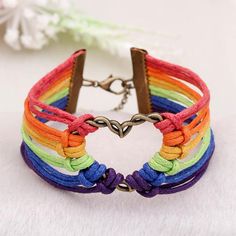 Gay Pride Bracelet, Gay Pride Jewelry, Lgbt Bracelet, Equality Pride, Lesbian Gifts, Multicolor Bracelet, Pride Jewellery, Pride Bracelet, Color Jewelry