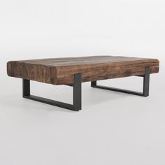 Brown & Beam Coffee Tables Felu Coffee Table Natural Wood Coffee Table, Rooms Decoration, Classic Home Furniture, Iron Coffee Table, Reclaimed Wood Coffee Table, Furniture Classic, Home Coffee Tables, Industrial Coffee Table, Classic Home