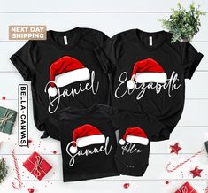 Matching Family Christmas Shirts, Family Christmas Shirt, Matching Xmas Tees, Custom Christmas Tee, Personalized Name Christmas Family Shirt Celebrate the season in style with our Matching Family Christmas Shirts! Perfect for holiday photos, these tees feature festive designs that bring the whole family together in cheerful, coordinated outfits. Hi! Welcome to the TeeScape! It's great to see you here! Our shirts are clean, high quality and soft. It is prepared quickly by our store! Enjoy your shopping! It is a pleasure for us to help you with your questions and you can reach us at any time. F I T ∙ S I Z I N G -->Women's sizes are narrower than the waist -->Sleeves are rolled up in some product pictures. They do not come rolled up on delivery. -->Please, don't forget to check our size card Xmas T Shirt Ideas, Christmas Shirt With Name, Christmas Family Matching Shirts, Christmas Tee Shirts For Family, Christmas Shirt Ideas Family, Christmas T Shirt Ideas Family, Christmas Cricut Shirts, Christmas Tshirt Ideas Family, Family Christmas Shirt Ideas