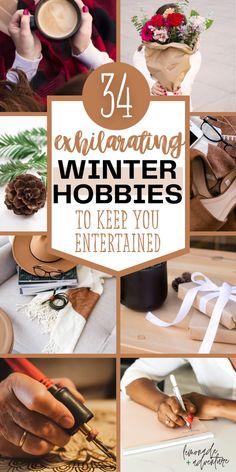 hobby ideas for winter Cool Hobbies To Get Into, Hobbies For 2024, Hobby Ideas Creative, Hygge Crafts Diy, Home Hobbies For Women, Hobbies For Couples At Home, Screen Free Hobbies, Craft Hobbies For Adults