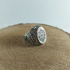 925 Sterling Silver Handmade Oval Shaped Statement Ring with Seal of Solomon Engraving , New Arrival Ring , Best Gift For Men , Turkish Ring , Ottoman Ring , Gift Jewelry , Birthday Gift , Dad Gift , Same Day Fast Shipping   The silver men's ring is an elegant and stylish accessory that is also robust and durable. In addition to being a beautiful metal, silver is also easy to care for and removes stains quickly. Rings are usually designed in a neat and tidy way, the various patterns and structur Oval Sterling Silver Engraved Signet Ring, Oval Silver Engraved Ring, Engraved Sterling Silver Oval Signet Ring, Engraved Sterling Silver Oval Ring, Oval Engraved Sterling Silver Rings, Engraved Oval Cabochon Signet Ring For Gift, Antique Silver Oval Engraved Ring, Antique Silver Engraved Oval Ring, Sterling Silver Oval Rings With Engraving Option