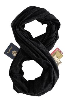 PRICES MAY VARY. 38% Polyester, 57% Rayon, 5% Spandex Hand Wash Only SUPER-SOFT, LIGHTWEIGHT, and PATENTED DESIGN PROVIDES VALUE UNLIKE ANY OTHER SCARF - Unlike other scarves, the Zero Grid travel scarf with zipper pockets has button snaps at either end which let you customize the look, fit, and feel. The patented design of this cozy infinity scarf with pockets provides warmth, and endless ways to wear - scarf, wrap, shawl, hoodie, travel blanket, you name it! Plus there’s a reflective loop for Airplane Blanket, Eternity Scarf, Aluminum Wallet, Pocket Scarves, Travel Scarf, Ways To Wear A Scarf, Brands Fashion, Hidden Camera, Fashion Scarves