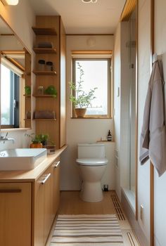 Use these tips to get the perfect blend of Japanese and Scandinavian design with these Japandi bathrooms. Lighting Small Bathroom, Small Bathroom Scandinavian, Muji Bathroom, Bathroom Ideas Japandi, Bathroom Board And Batten, Japandi Bathroom Ideas, Japanese Bathroom Design, Japandi Bathroom, Japanese Bathroom