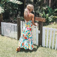 Summer Floral Dress Women Flower Print Dresses Ladies V-neck Sleeveless Spaghetti Strap Dress Boho Style Beach Dresses Sundress Maxi Dress Festival, Bohemian Sundress, Long Party Dress, Summer Dress Women, Floral Chiffon Dress, Beach Dresses Summer, Boho Style Dresses, Bohemian Beach, Flower Print Dress