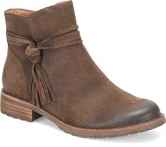 PRICES MAY VARY. Wander freely with the Blake bootie, crafted with waterproof Italian suede and a hint of rustic charm! Waterproof Italian suede Slip resistant TPR outsole Heel height of approximately 1 ¼ inches Side zipper for easy on / off Wander freely with the Blake bootie, crafted with waterproof Italian suede and a hint of rustic charm!|Waterproof Italian suede|Slip resistant TPR outsole|Heel height of approximately 1 ¼ inches|Side zipper for easy on / off|Wrap around knotted tassel detail Slouch Boots Outfit, Low Ankle Boots, Slouch Boots, Boot Shoes, Slouched Boots, Fashion Inspiration Design, Boots Ankle, Waterproof Boots, Womens Boots Ankle