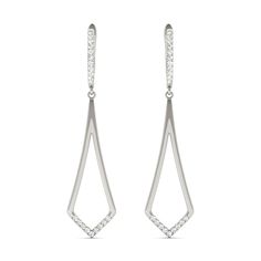 Platinum Diamond Drop Earrings (.35 ctw) Luxury Hallmarked Platinum Diamond Earrings, Luxury White Gold Teardrop Linear Earrings, Luxury Fine Jewelry Linear Earrings For Wedding, Luxury Dazzling Linear Earrings With Diamond Accents, Timeless Platinum Drop Earrings, Diamond White Platinum Drop Earrings, Platinum Brilliant Cut Drop Earrings, Fine Jewelry Platinum Diamond Drop Earrings, Modern Pierced Teardrop Earrings For Formal Events