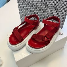 Authentic Moncler Womens Sandal Size 37 Retail Price $595 Plus Tax Comes With Original Box And Dust Bag No Return/Exchange Dad Sandals, Criss Cross Sandals, Woven Sandals, Silver Sandals, Chunky Sandals, Flatform Sandals, Pink Sandals, Leather Wedge Sandals, Sport Sandals