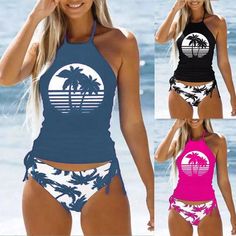 #ad Great shopping ideas for New Women Tankini halter Swimdress Swimsuit Beachwear Push Up Swimwear Plus Size, Women's Swimwear Tropical T-back Swimwear For Vacation, T-back Halter Top For Poolside And Beach Season, Halter Neck Tankini For Sunbathing, Summer One-piece Halter Top For Poolside, Summer Poolside One-piece Halter Top, One-piece Halter Top For Poolside Summer, One-piece Halter Top For Summer Pool, Summer Beach One-piece Halter Top, Racerback Tankini For Poolside