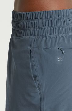 Move with ease throughout your day in these sporty shorts cut from stretch fabric with UPF sun protection 3 1/2" inseam Elastic waist UPF 50+ sun protection Partially lined 86% polyester, 14% spandex Machine wash, line dry Imported Track Pants Mens, Sporty Shorts, Sports Wear, Active Wear Shorts, Sport Wear, Sport Pants, Upf 50, Track Pants, Sun Protection