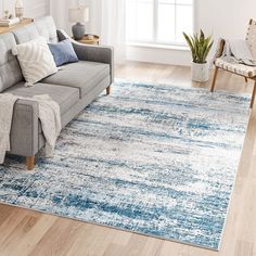 PRICES MAY VARY. [Modern Abstract Area Rug] - Add a pop of color to your home with these contemporary area rugs. Featuring an eye-catching textured gradient, presented in hues of blue, green, gray and white, these carpets can go with any home décor and be used as living room rug, hallway rug, entryway rug, bedroom carpet, kitchen rug, laundry room mat, indoor yard/balcony floor mat, etc. [Cozy Faux Fur Rug] - Sink your feet into the ultra soft fluffy rug, feel like you're walking on clouds. Mach Big Carpet, 5x8 Area Rugs, Indoor Carpet, Coastal Living Room, Fluffy Rug, Rugs For Living Room, Coastal Blue, Washable Area Rugs, Carpet Flooring